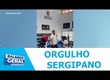Atleta da seleção brasileira de boxe curte férias em Sergipe com a família
