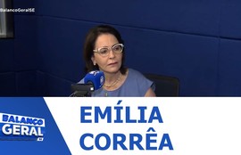 Prefeita de Aracaju, Emília Corrêa, fala à Rádio Metropolitana