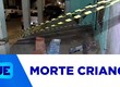 Menino de 9 anos morreu durante a tarde de hoje quando uma pilastra desabou sobre a criança