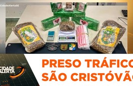 Homem suspeito de tráfico de drogas é preso em São Cristóvão