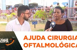 Mulher pede ajuda para realizar cirurgia oftalmológica; ela pode perder a visão