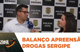 Cerca de nove toneladas de drogas foram apreendidas em Sergipe em 2025