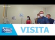 Governador no Hospital de Cirurgia visitando o paciente que realizou o primeiro transplante de rim no estado