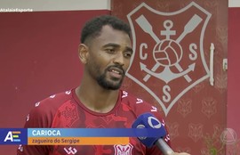 O Sergipe iniciou a semana de treinamentos com foco no duelo contra o Guarani