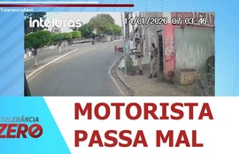 Motorista de ônibus passa mal, passageiro assume a direção e em seguida foge com o veículo