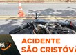 Motociclista fica ferido após colisão com carro na SE- 065, em São Cristóvão