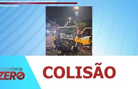 Veículo conduzido por adolescente se envolve em colisão frontal com van escolar em Aracaju