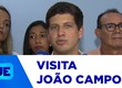 Nesta segunda-feira, o presidente nacional do PSB, João Campos, esteve em Aracaju