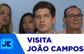 Nesta segunda-feira, o presidente nacional do PSB, João Campos, esteve em Aracaju