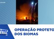 Operação protetor de biomas do Corpo de Bombeiros Militar combate a incêndios florestais