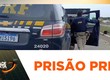 Agentes da PRF prendem duas pessoas com mandado de prisão em aberto