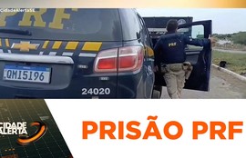 Agentes da PRF prendem duas pessoas com mandado de prisão em aberto