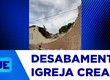 Duas igrejas católicas foram interditadas porque houve desabamento dos telhados em menos de 1 semana