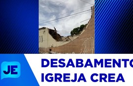Duas igrejas católicas foram interditadas porque houve desabamento dos telhados em menos de 1 semana