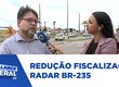 DNIT reduz limite de velocidade no km 2 da BR-235 próximo à saída de Aracaju de 60km/h para 40km/h