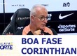 Técnico Dorival Júnior celebra o bom momento do time na temporada