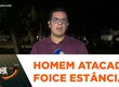Homem sofre tentativa de homicídio e é atacado com golpes de foice na cabeça em Estância