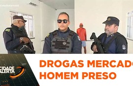 Suspeito de tráfico de drogas é preso no mercado municipal de Aracaju