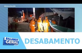 Corpo de Bombeiros atende ocorrência de desabamento no Bairro Industrial