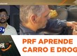 PRF recupera carro roubado e apreende arma, munições e droga em Malhada dos Bois