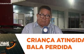 Criança de 5 anos é atingida por bala perdida no bairro Cidade Nova em Aracaju