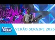 Artistas locais e nacionais animam o público no Verão Sergipe 2026, em Pirambu