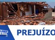Temporal provocou o desabamento de parte de um imóvel em Poço Redondo