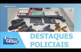 Confira os destaques policiais nesta terça-feira (10) M