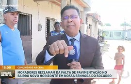 Moradores reclamam da falta de pavimentação no Bairro Novo Horizonte