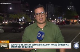Suspeito de atacar companheira com facão é preso na Barra dos Coqueiros