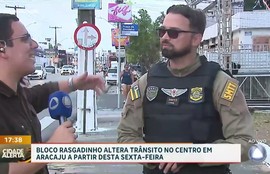 Bloco Rasgadinho altera trânsito no centro de Aracaju