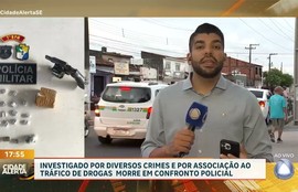 Investigado por diversos crimes morre em confronto policial