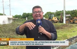 Homem sofre tentativa de latrocínio no Bairro 18 do Forte na Zona Norte de Aracaju