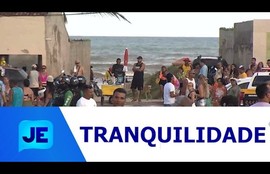 Na Barra dos Coqueiros, a festa é marcada pela tranquilidade e pela presença de várias famílias