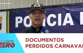 Polícia militar orienta foliões que perderam seus pertences e documentos nos bloquinhos de carnaval