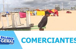 Emsurb volta a notificar comerciantes que atuam na praia da cinelândia