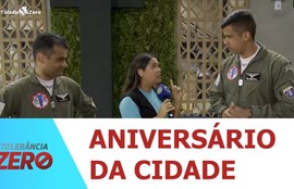 Esquadrilha da Fumaça se apresenta após dois anos da primeira apresentação no aniversário da cidade