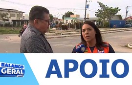 Equipes da Semfaz prestam apoio às famílias afetadas pela chuva