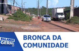 Moradores do Loteamento Santa Cecília denunciam obra parada deixando via em condições precárias