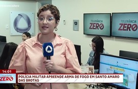 Polícia Militar apreende arma de fogo em Santo Amaro das Brotas