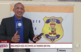 Balanço das últimas 24 horas no IML