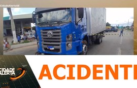 Idoso de 70 anos morre em acidente entre caminhão e moto na SE-170