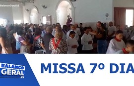 Missa de sétimo dia em memória de Frei Enoque foi realizada na Igreja Matriz de Poço Redondo