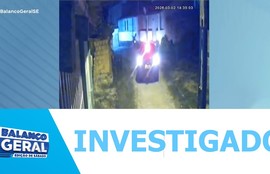 Polícia Civil divulga imagens de homem investigado pela morte de um homem na Taiçoca