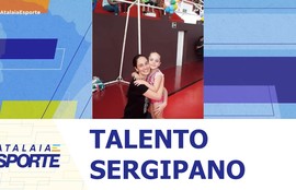 Ginasta Cybelle Aciolly é uma revelação da ginástica rítmica sergipana