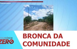 Moradores de povoado denunciam situação de abandono da estrutura das vias