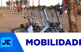 Pessoas que usam os patinetes e bicicletas elétricas compartilhadas em Aracaju vêm aumentando