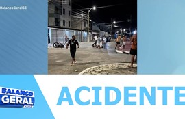 Acidente aconteceu na manhã desta quarta-feira ( 25) no bairro Atalaia