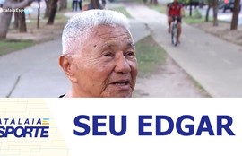 Aposentado de 84 anos esbanja disposição na corrida de rua