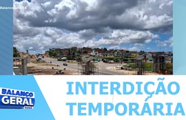 O Dnit informou que realizará uma interdição temporária no município de Maruim